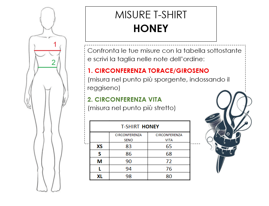 HONEY BAMBU' (+colori, manica lunga/corta)