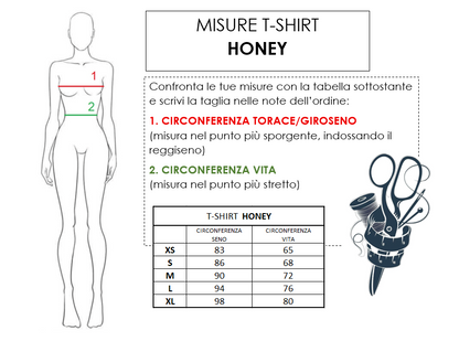 HONEY BAMBU' (+colori, manica lunga/corta)