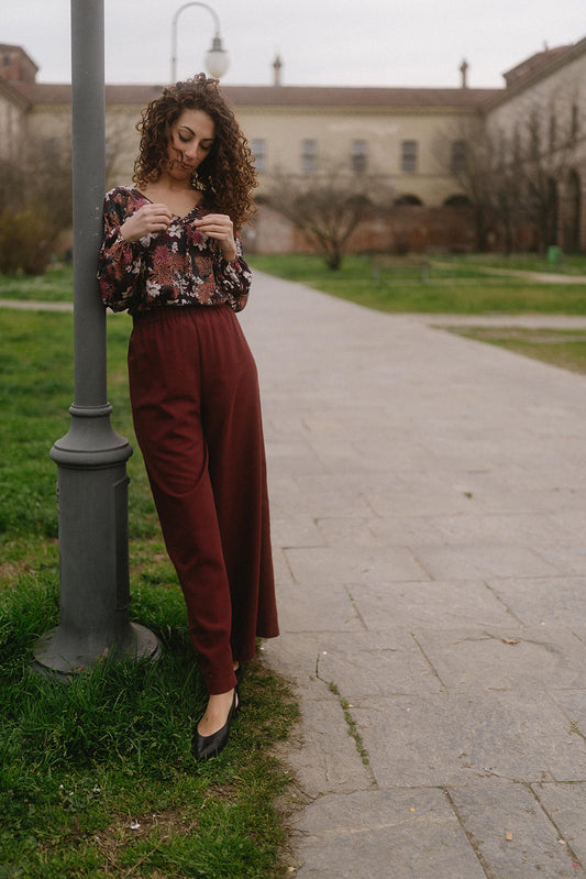 ARIA MISTO COTONE BORDEAUX